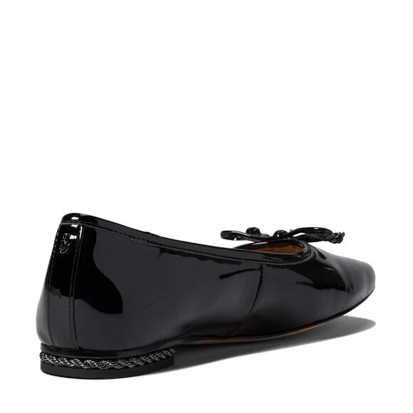 Sam Edelman Marisol Ballet Flat in Black Patent Leather - Picture 4 of 15